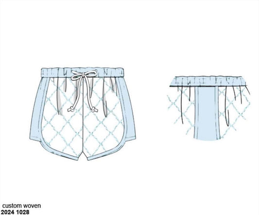 Pre Order 136: Ella Beau- Dad/Mini Woven Swim Shorties