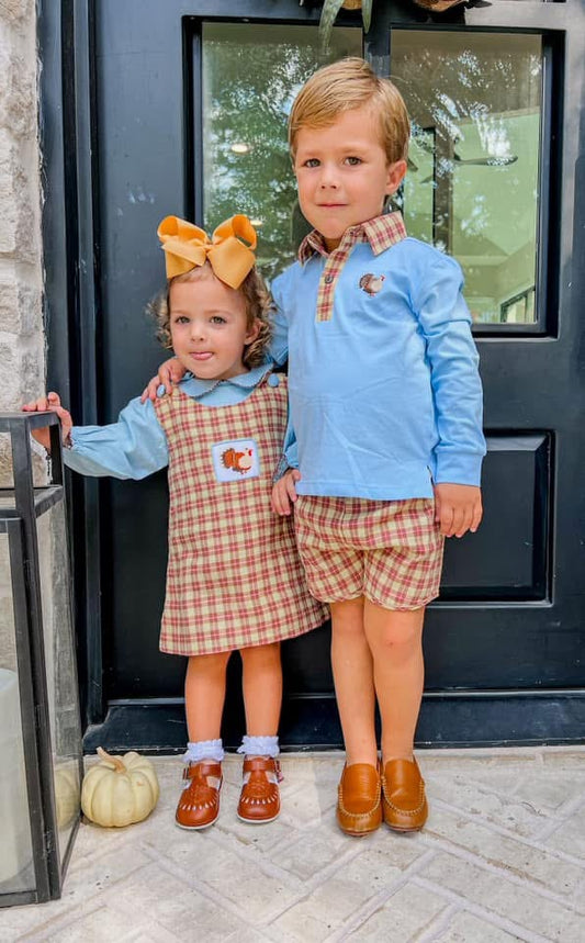 RTS: Warren Turkeys- Girls 2pc Dress