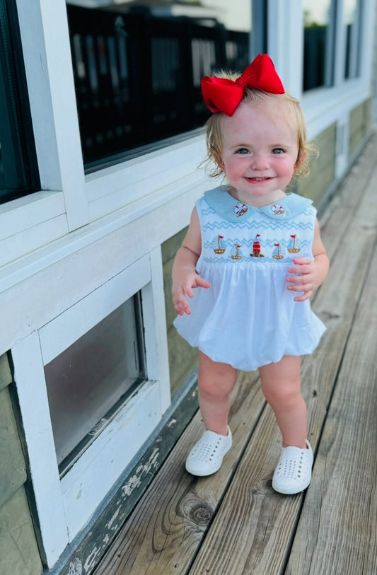 Pre Order 136: Hampton Harbor- Girls Knit Bubble