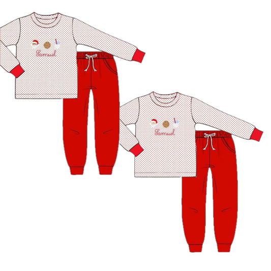 Pre Order 110: Christmas Eve- Boys Knit Jogger Set