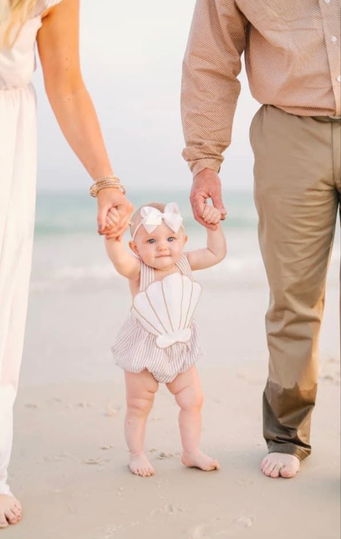 Pre Order 136: Seashells- Girls Woven Sunsuit