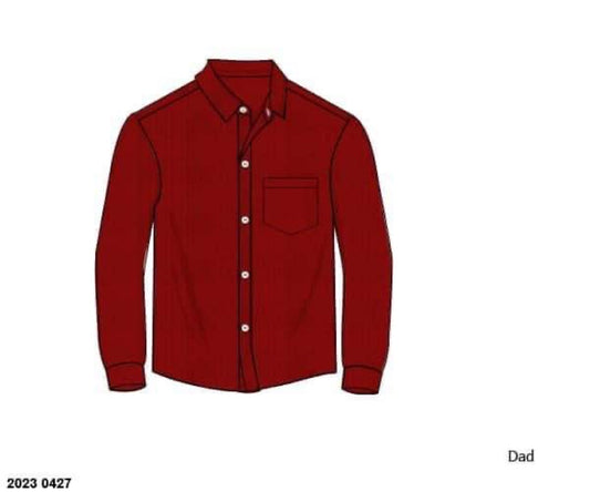 RTS: Fall Family- Dad Linen Shirt