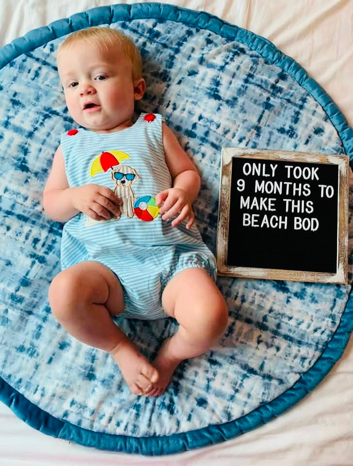 Throwback Pre Order: Beach Puppy- Boys Knit Bubble