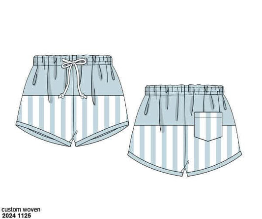 RTS: Wellington- Boys Woven Swim Shorties