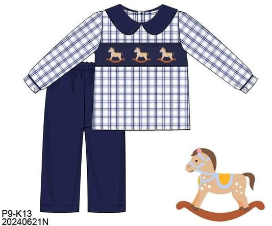RTS: Rockin' Carousel- Boys Knit Pant Set