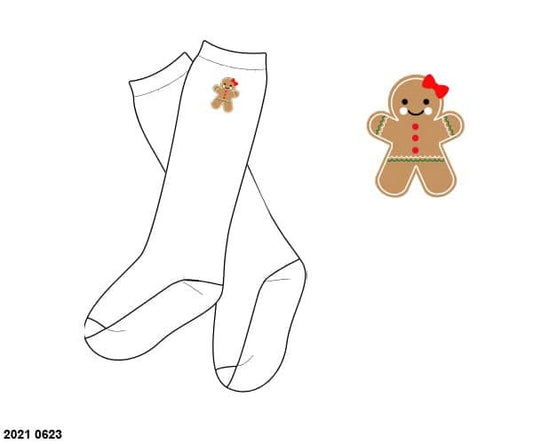RTS: Christmas Socks- Girl Gingerlady