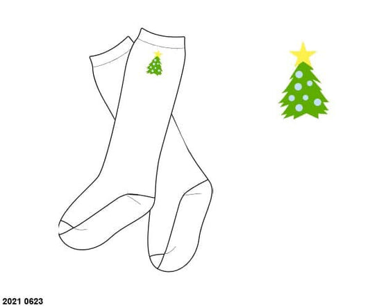 RTS: Christmas Socks- Unisex Christmas Tree