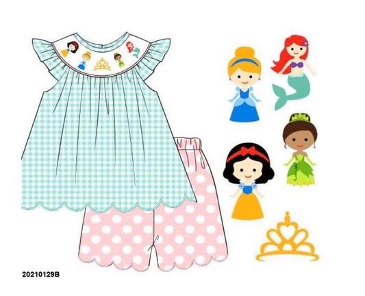 Customer Choice Pre Order 1: Girls Princess Short Set