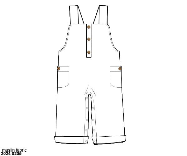 RTS: Muslin- Boys Overalls