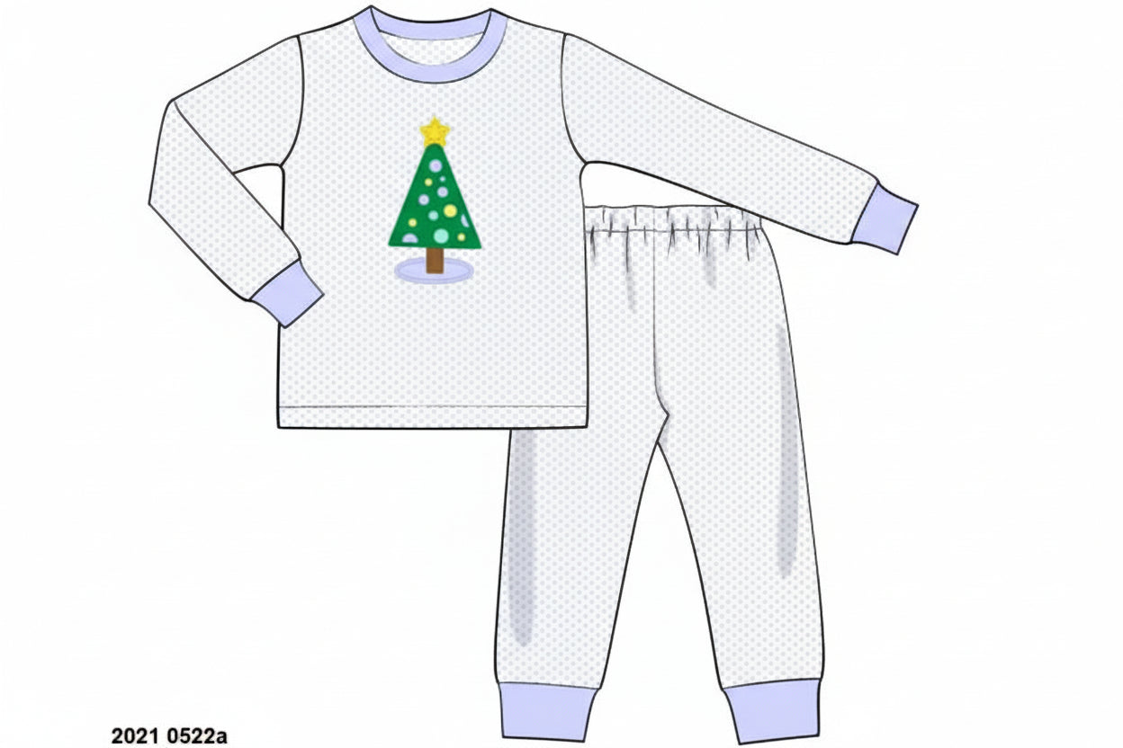 RTS: Fun Lounge- Tree Appliqué Boys 2pc Lounge