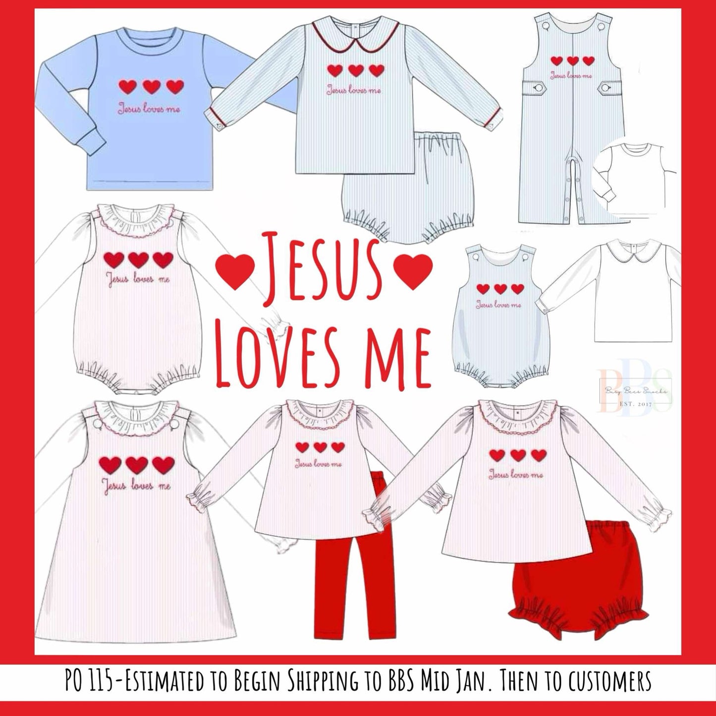 RTS: Jesus Loves Me- Girls Woven Dress