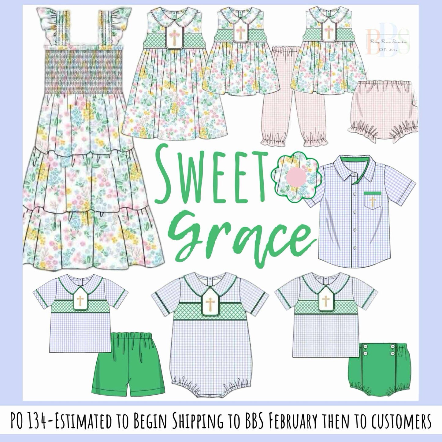 RTS: Sweet Grace- Boys Woven Short Set