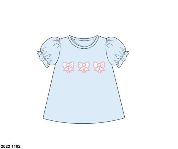 Special Pricing Presale: Mix & Match- Girls Bows Shirt