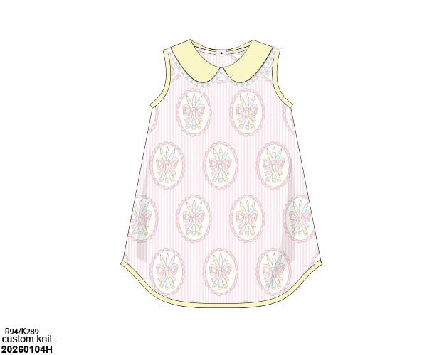 Pre Order 139: Preppy Pencils- Girls Knit Dress