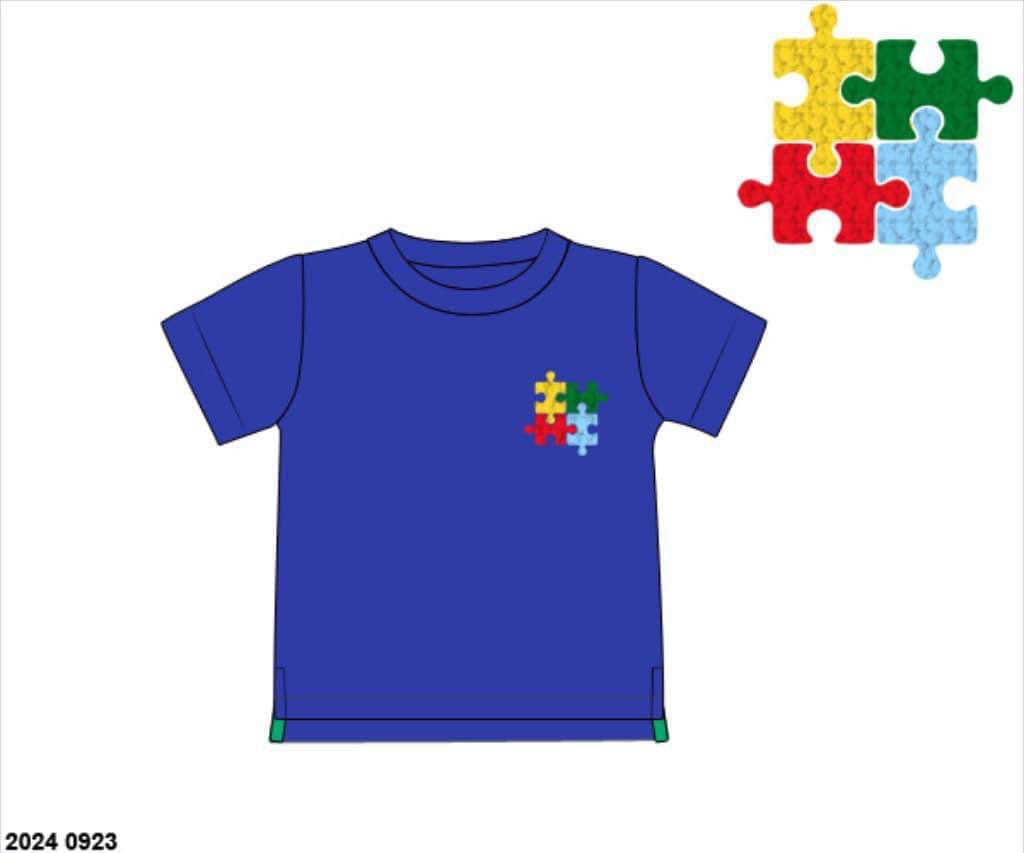 RTS: Awareness- Boys French Knot Shirt