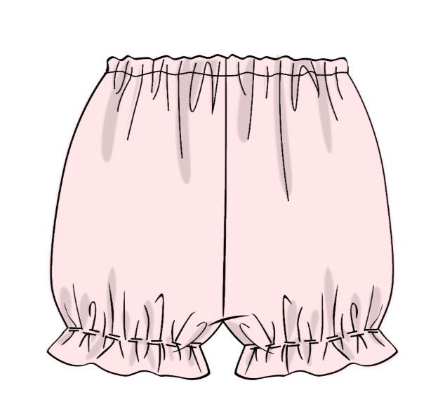 Pre Order 147: Cupid Shuffle- Girls Knit Bubble Shorts