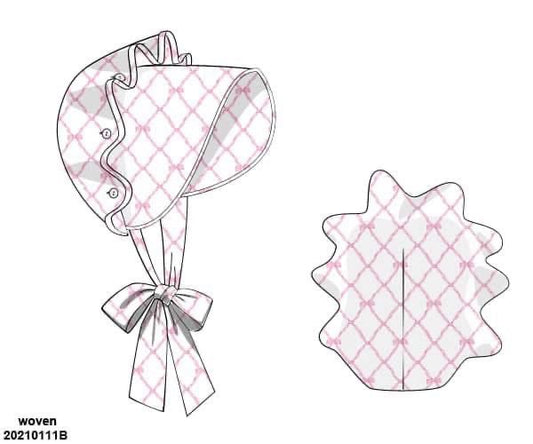RTS: Ella Beau- Girls Woven Bonnet