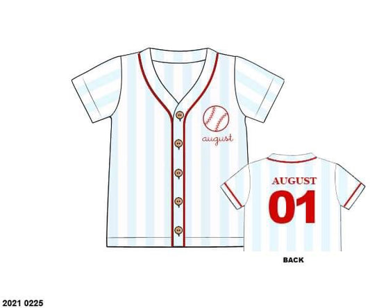 Pre Order 133: Play Ball- Boys Knit Jersey