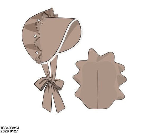 Pre Order 141: Harvest Hues- Girls Woven Bonnet