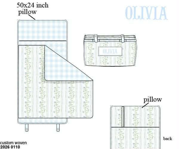 Pre Order 139: Lacey Garden- Smocked Napmat