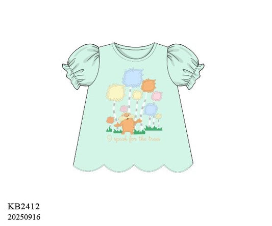 Pre Order 133: Book Shirts- Girls Save The Trees Shirt