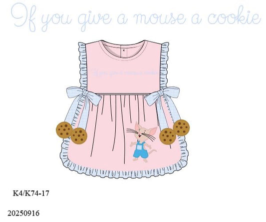 Pre Order 133: Book Shirts- Girls Cookie Mouse Shirt