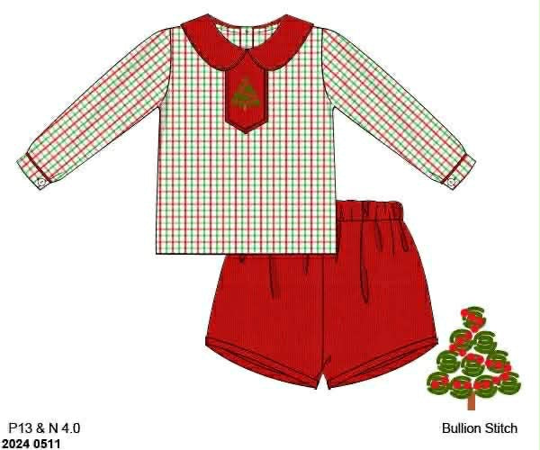 RTS: Bullion Trees- Boys Shortie Set