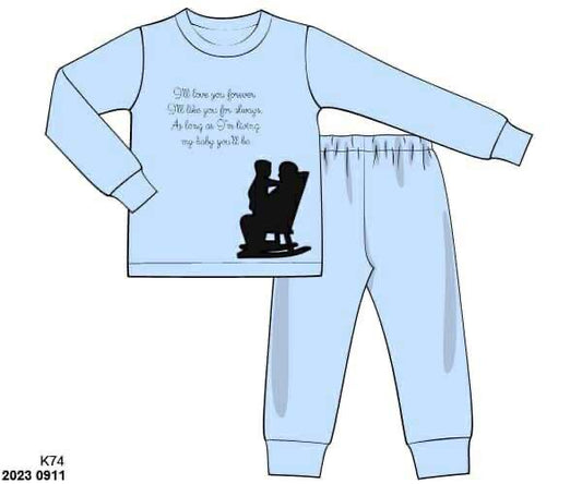 RTS: Forever My Baby- Boys Knit 2pc Lounge