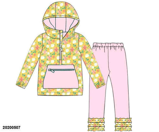 RTS: Knit Hoodie Sets- Sunnie Floral