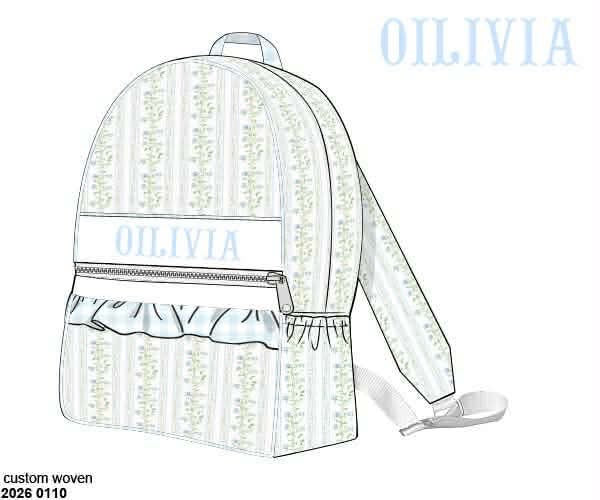 Pre Order 139: Lacey Garden- Smocked Backpack