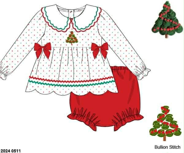 RTS: Bullion Trees- Girls Bloomer Set