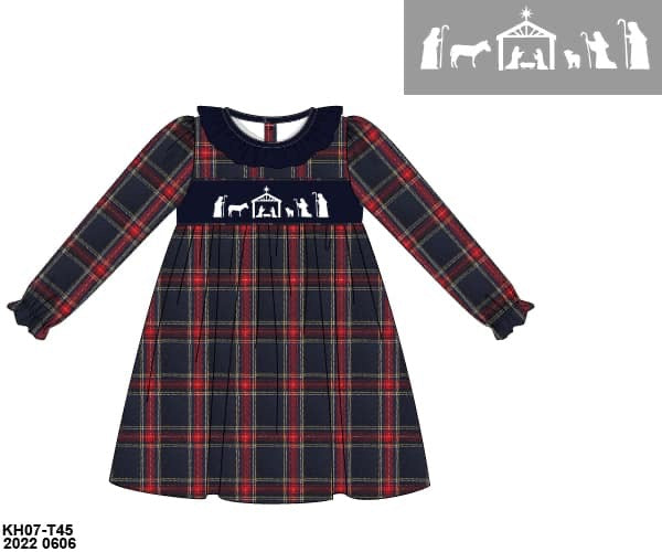 RTS: A Child is Born- Girls Smocked Dress