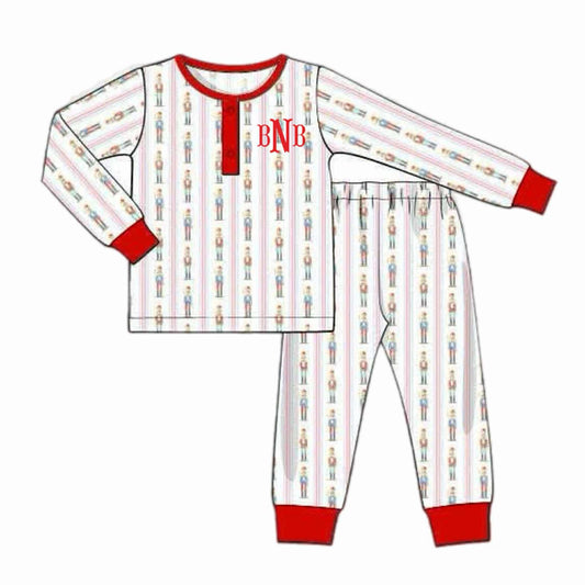 RTS: Nutcracker Nights- Boys 2pc Knit Lounge Set (No Monogram)
