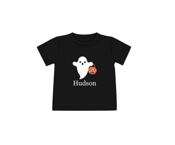 RTS: Halloween Shirt Only- Trick-or-Treat Ghost Boys Shirt