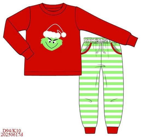 RTS: Mean One- Boys Knit Jogger Set