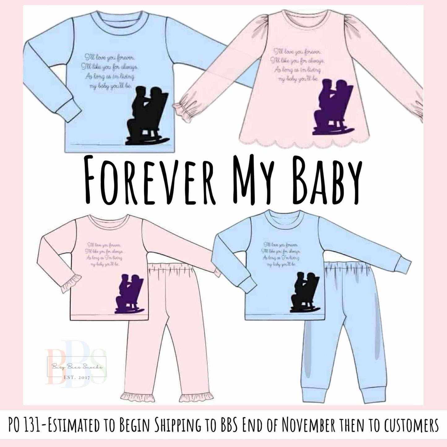RTS: Forever My Baby- Boys Knit Shirt