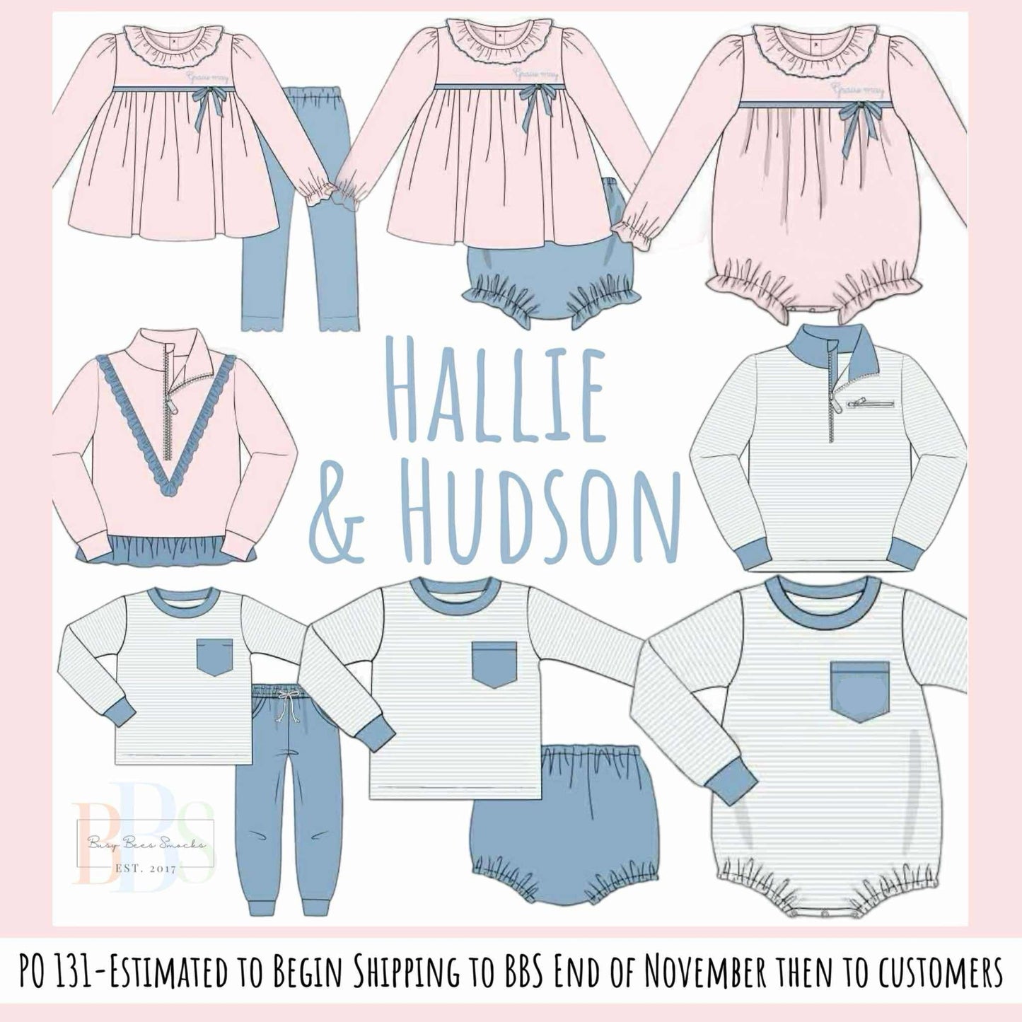 RTS: Hallie & Hudson- Boys Knit Bubble