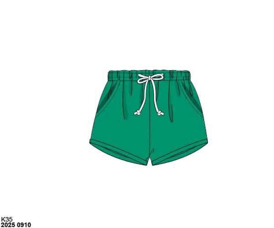 Pre Order 133: Mix & Match Bottoms- Kelly Green Shorties