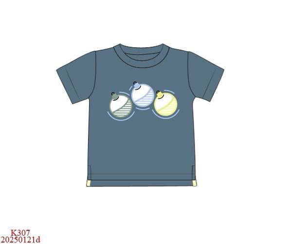 RTS: Boys Casual Mix & Match- Knit Bobbers Shirt