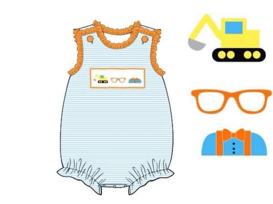 Customer Choice Pre Order 1: Girls "Woo! Let's go!" Smocked Bubble