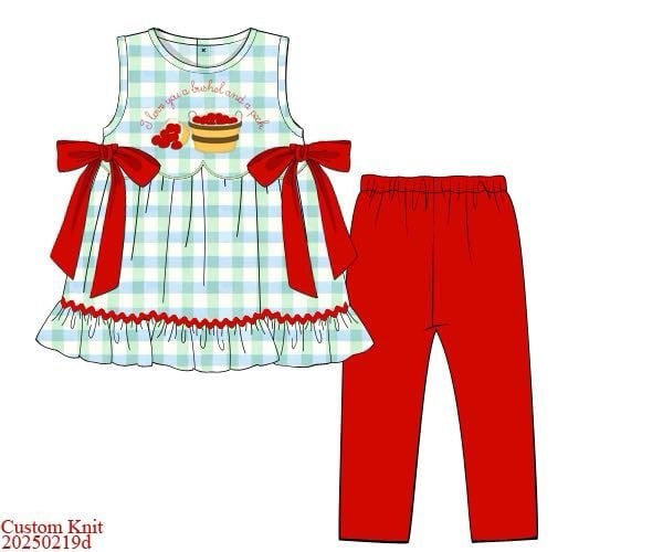 Pre Order 141: Bushel & Peck- Girls Knit Legging Set