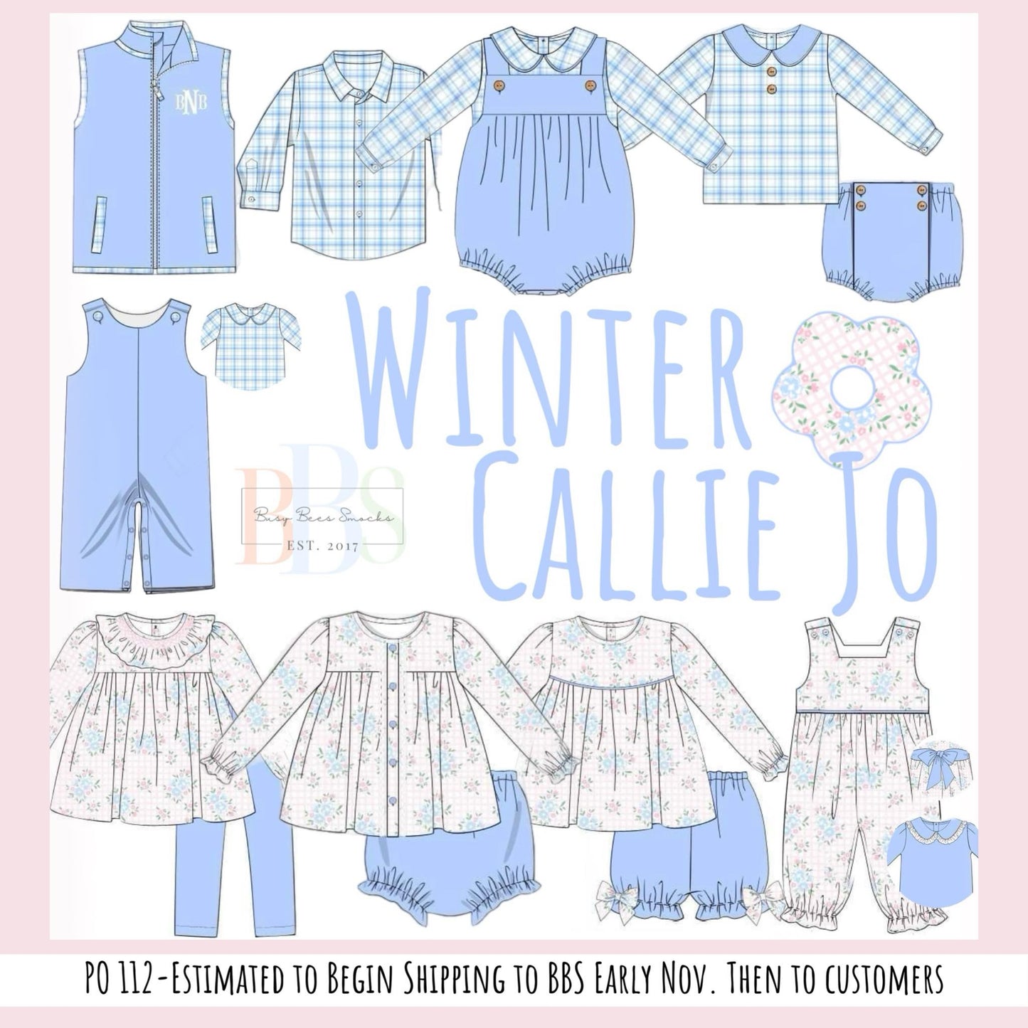 RTS: Winter Callie Jo- Boys Knit Bubble