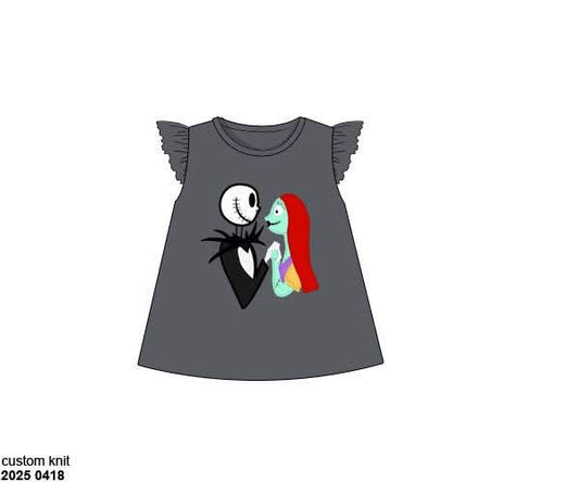 RTS: Halloween Shirt Only- Girls Nightmare Duo
