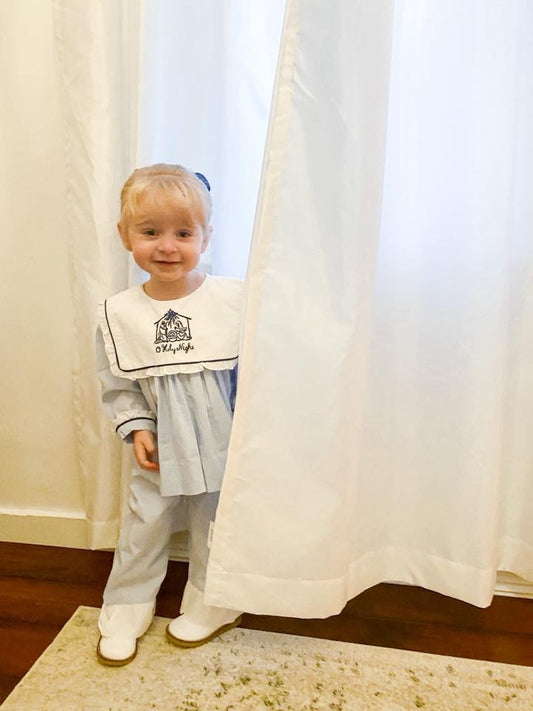 RTS: Child is Born- Girls Embroidered Pant Set