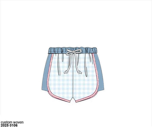 RTS: Bradford Bows- Boys Woven Swim Shorties