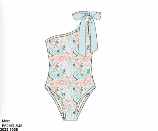 Pre Order 133: Finlee Flashback- Mom/Mini Rash Guard 1pc Swim