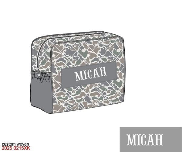 Pre Order 139: Causey Camo- Smocked Accessory Bag