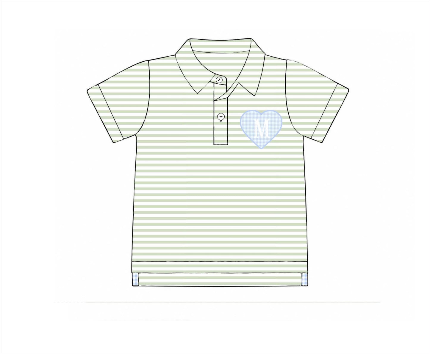 Pre Order 147: Be Mine- Boys Knit Polo