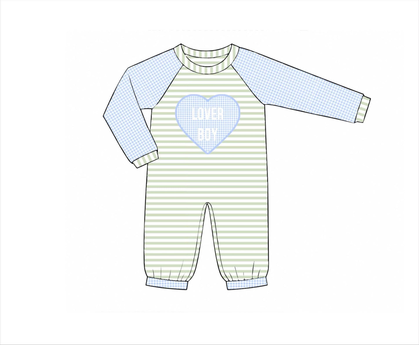 Pre Order 147: Be Mine- Boys Knit Romper