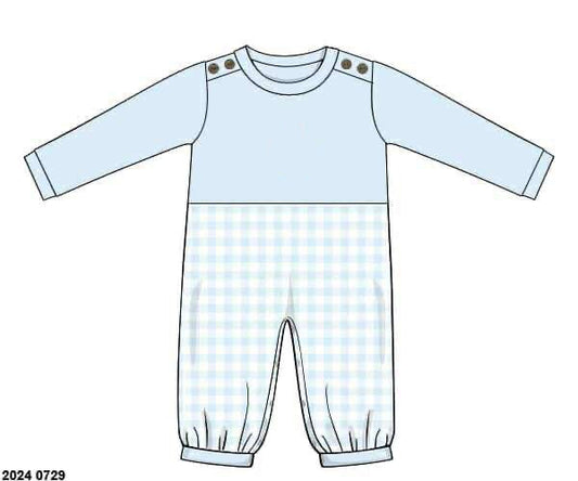 RTS: Caroline Floral- Boys Knit Romper